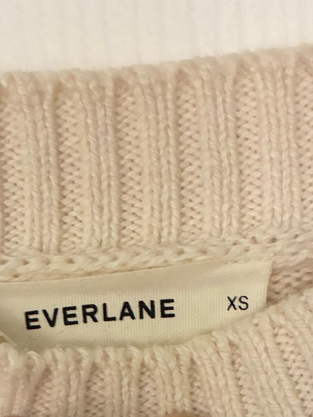 Everlane THE BOXY SWEATER IN EVERYDAY COTTON Black & White - Picture 4 of 4